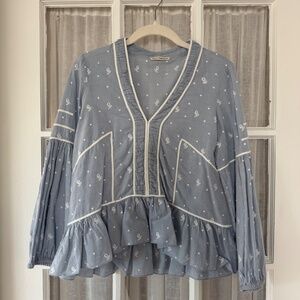 Ulla Johnson Etienne Blouse, Size 2